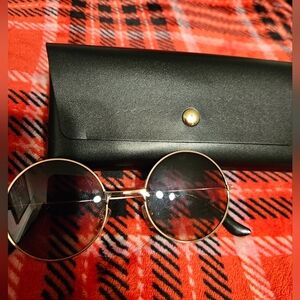 Round Gold Frame Sunglasses